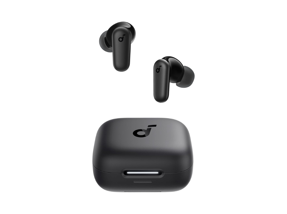 Fone de ouvido sem fio Anker Soundcore P30i com estojo de carregamento